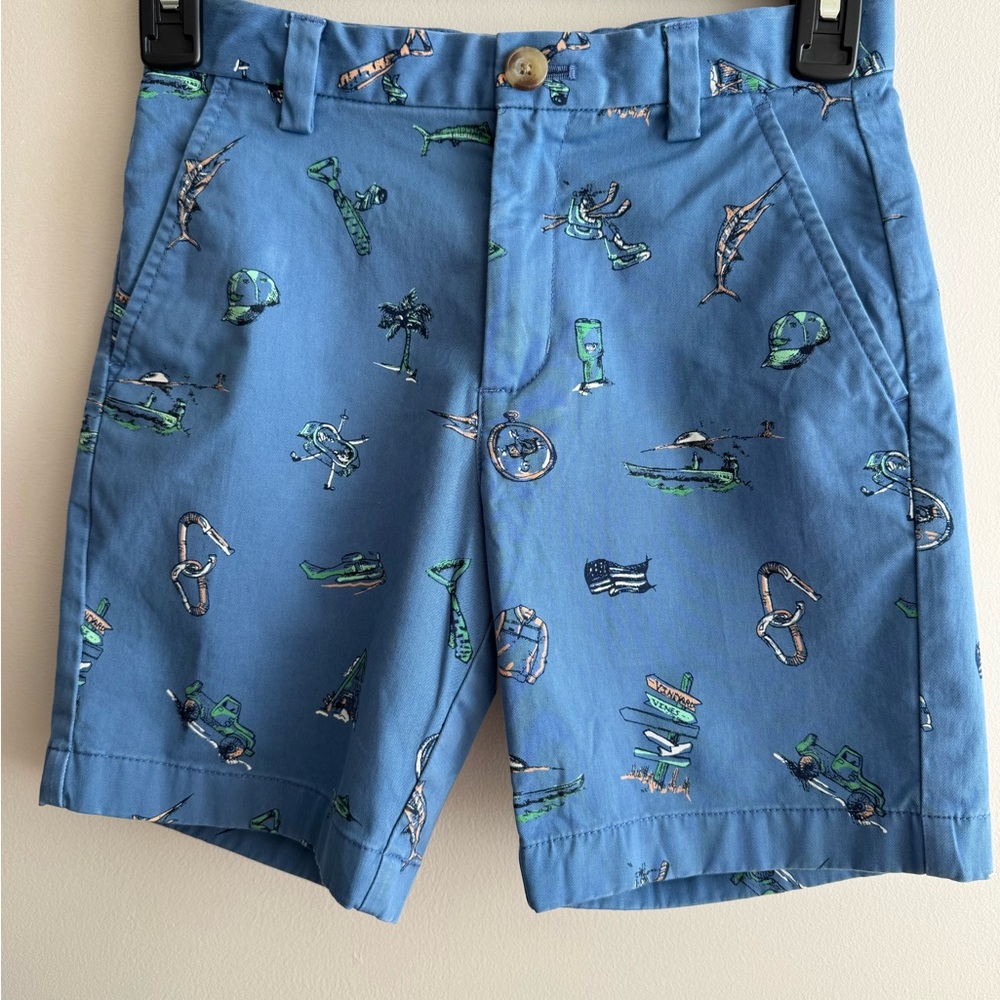 Vineyard Vines Light Blue Boys' Printed Shorts Size 8